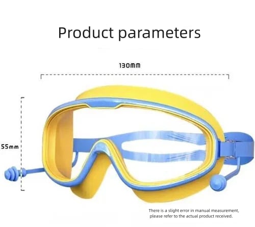🍹2025 Hot Sale 50%OFF☀️HD children's large frame waterproof and anti-fog swimming goggles