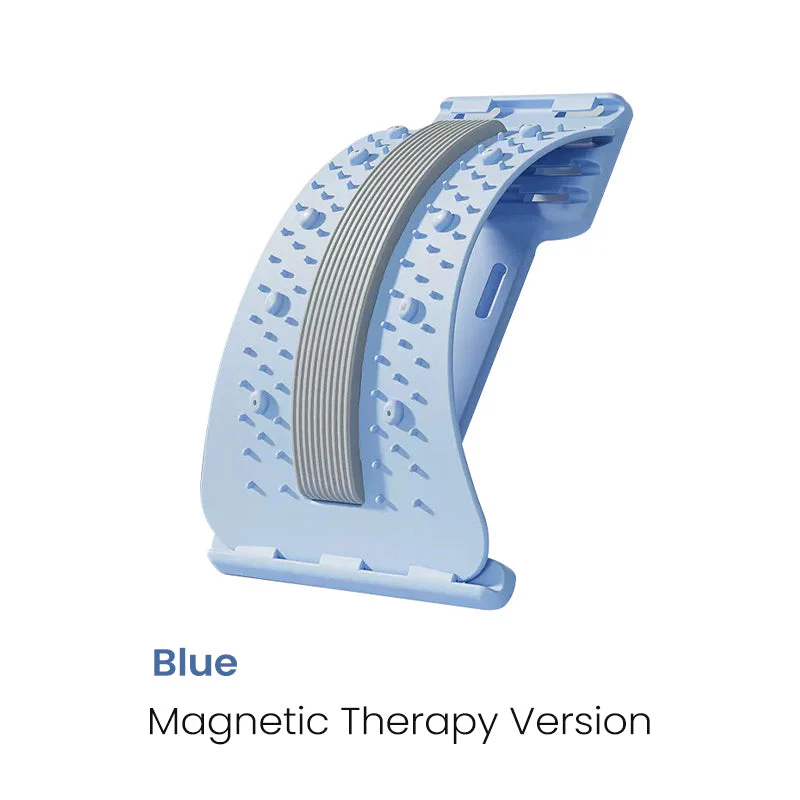 Magnetic Lumbar Stretcher – Acupressure Massage, Portable Design & Relieves Back Pain 🧘♂️✨