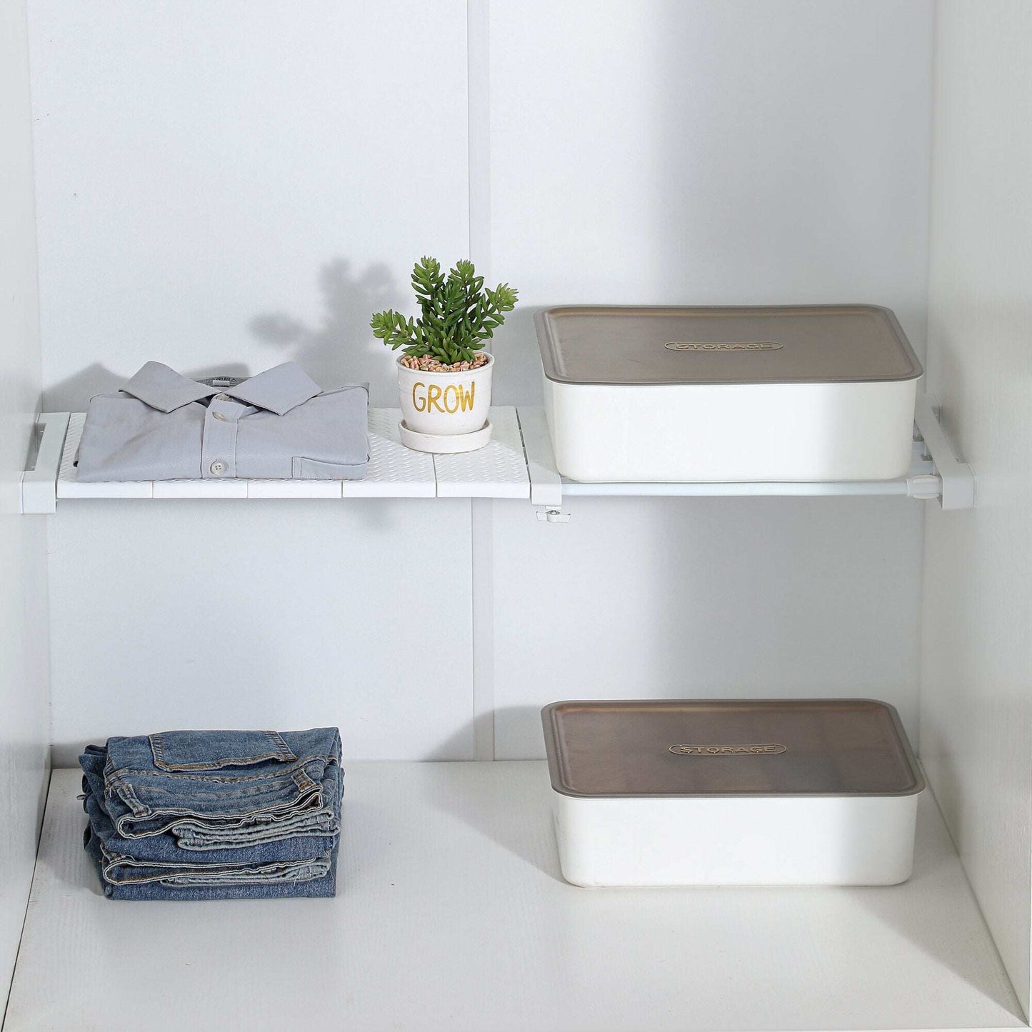 Expandable Shelf Closet Organizer