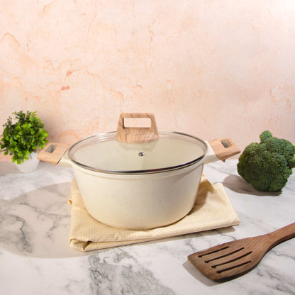 Maifan Stone Non-Stick Sauce Pan with Lid(24cm)