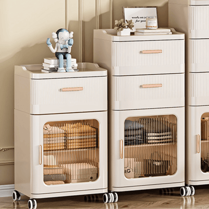 Multifunctional Plastic Movable Storage Cabinet(42cm)