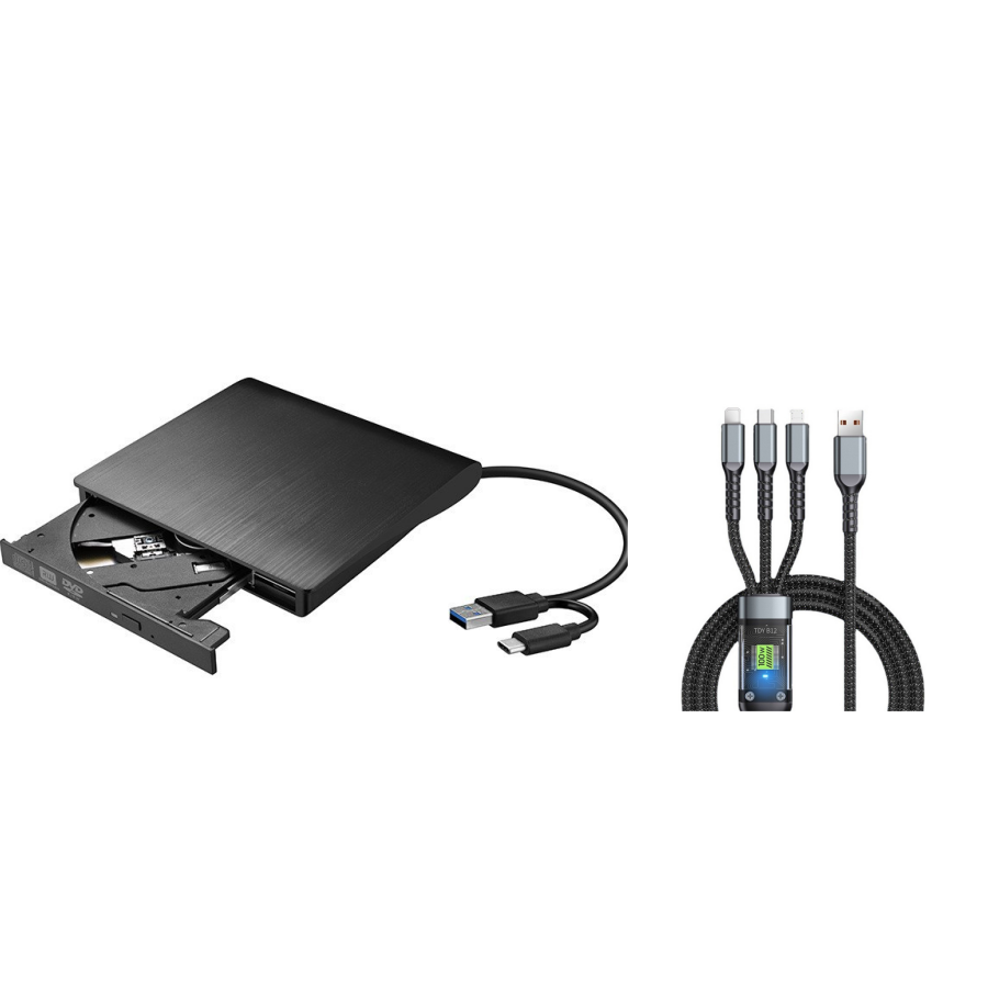 💿No Disc Drive on Your Laptop? Now You Do! External CD/DVD Burner 50% OFF📀