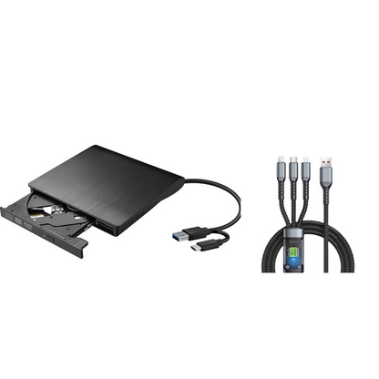 💿No Disc Drive on Your Laptop? Now You Do! External CD/DVD Burner 50% OFF📀