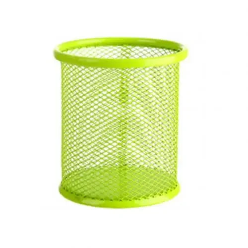 Metal Mesh Pencil Holder – Square Office Desk Organizer for Pens, Markers & Stationery