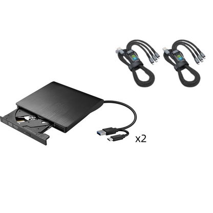 💿No Disc Drive on Your Laptop? Now You Do! External CD/DVD Burner 50% OFF📀