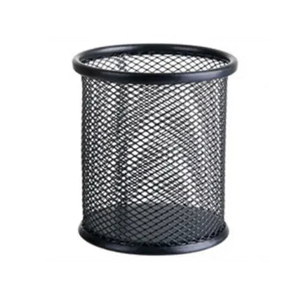 Metal Mesh Pencil Holder – Square Office Desk Organizer for Pens, Markers & Stationery
