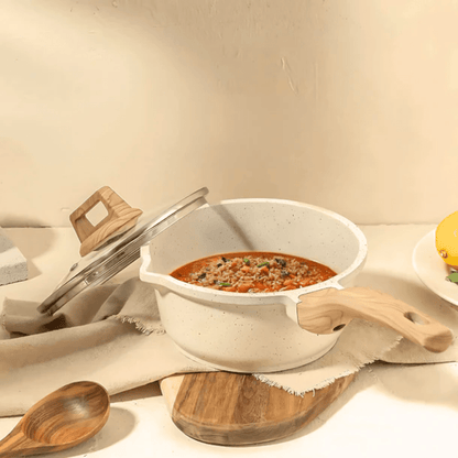 Maifan Stone Non-Stick Pot with Lid(18cm)