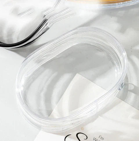 Transparent Storage Bags Keychain Data Line Coin Toys Organizer Case Thicken Clear Wallet Keyring Car Key Holder Jewelry Gifts