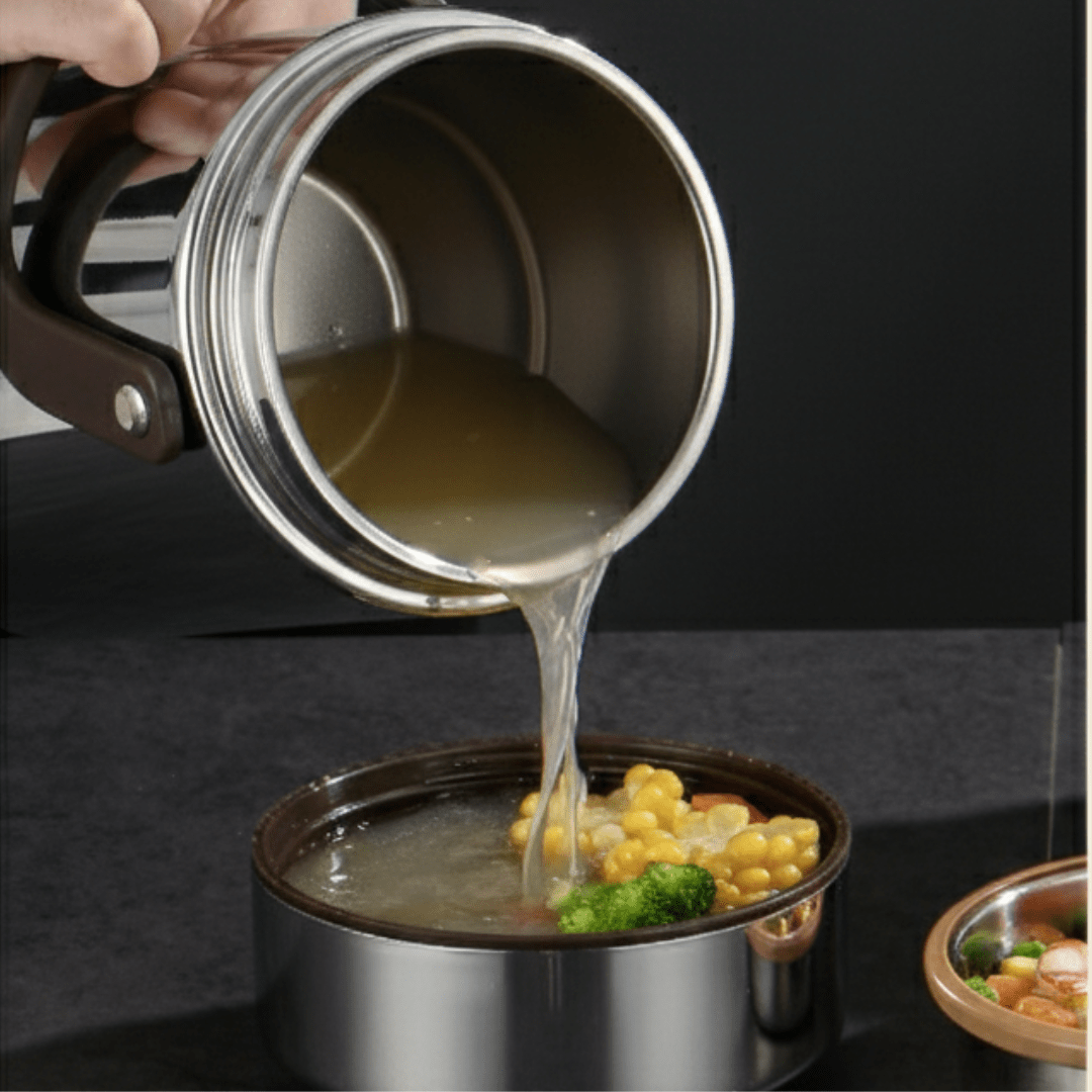 Leakproof 304 Stainless Steel Insulated Lunch Box with Bag (2L)