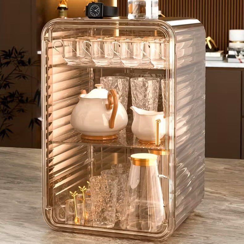 Multi-Layer Dustproof Water Bottle & Cup Organizer