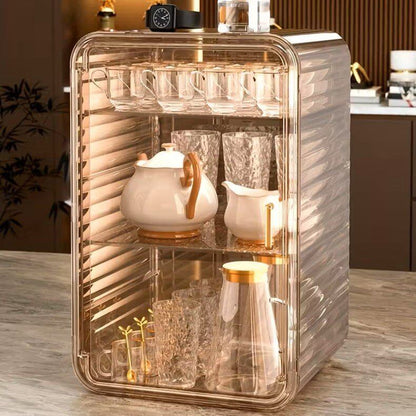 Multi-Layer Dustproof Water Bottle & Cup Organizer