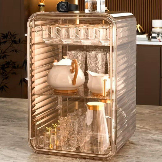 Multi-Layer Dustproof Water Bottle & Cup Organizer