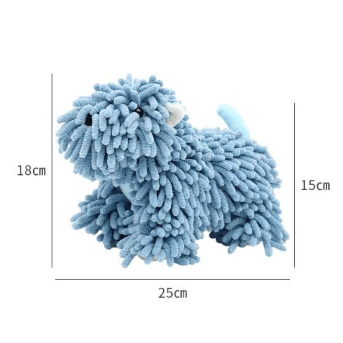 Soft Puppy-Themed Chenille Hand Towel