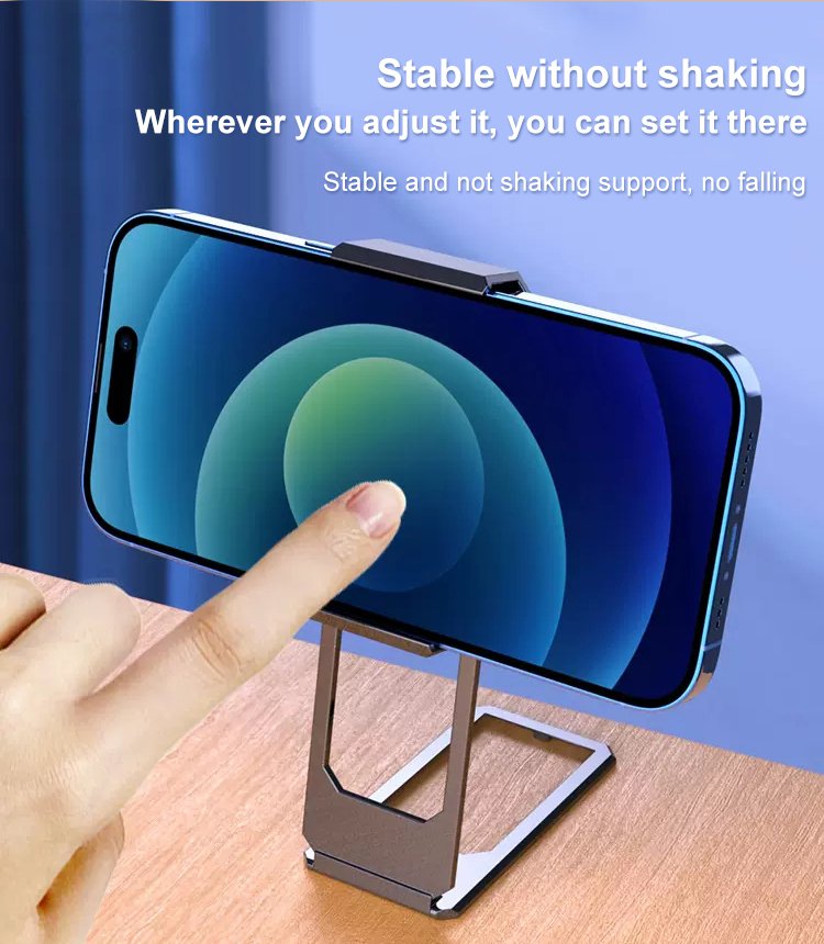 Newly upgraded back clip type 360 portable folding bracket