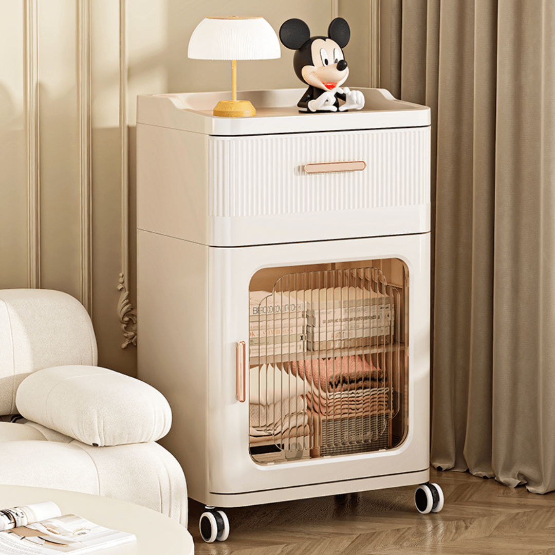Multifunctional Plastic Movable Storage Cabinet(42cm)