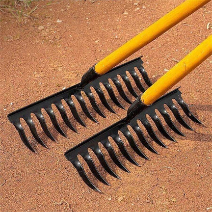 Multifunctional Iron Twisted Garden Rake