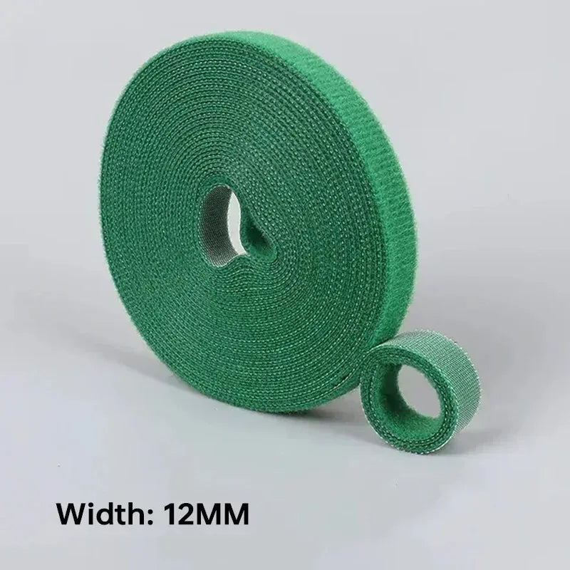 Wholesale 2/5M/Roll 12mm Width Cable Organizer USB Cable Winder Management nylon Free Cut Ties Mouse earphone Cord cable ties