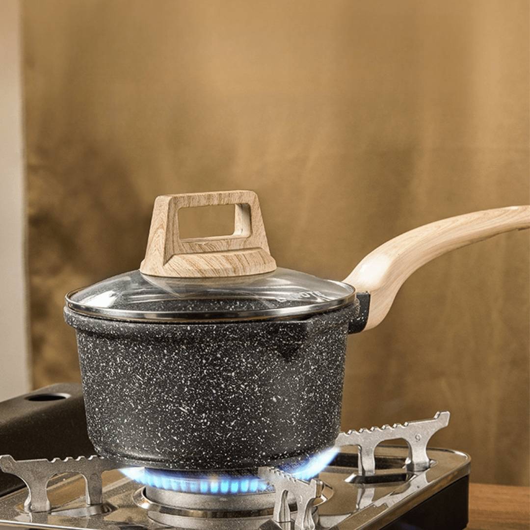 Maifan Stone Non-Stick Pot with Lid(18cm)