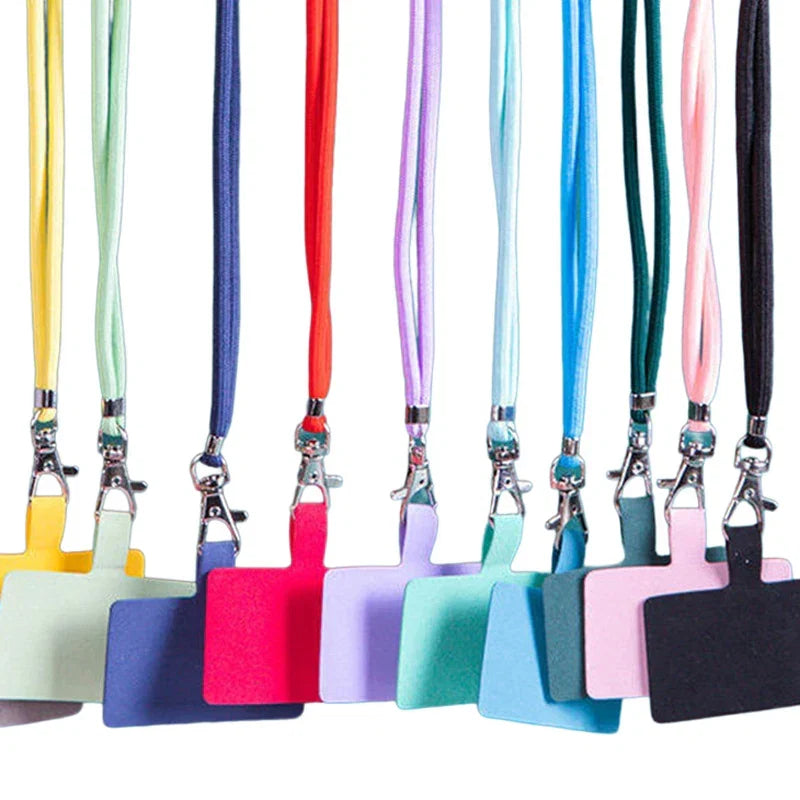Adjustable Mobile Phone Neck Lanyard with Detachable Clip – Fits All Phone Cases