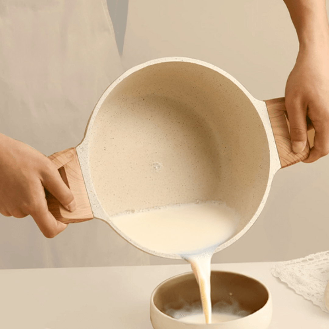 Maifan Stone Non-Stick Sauce Pan with Lid(24cm)