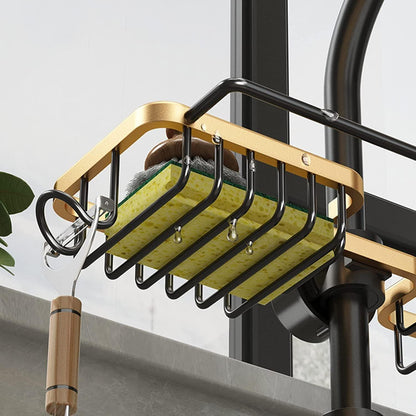 Gold Dual-Compartment Kitchen & Bathroom Caddy(30cm)