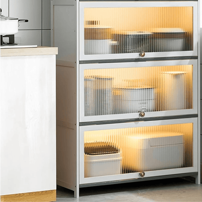 Multi-Storage Wardrobe Cabinet (3-Layer)