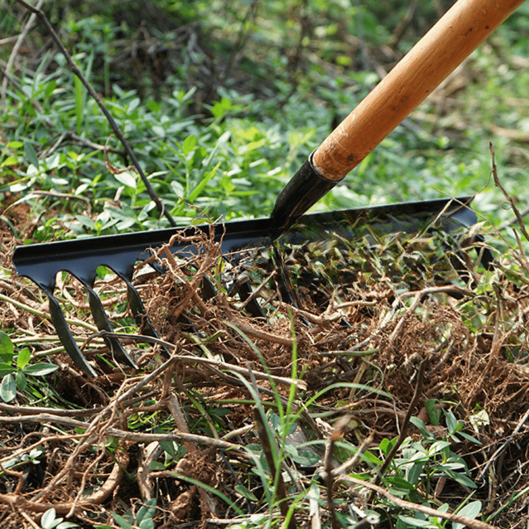 Multifunctional Iron Twisted Garden Rake