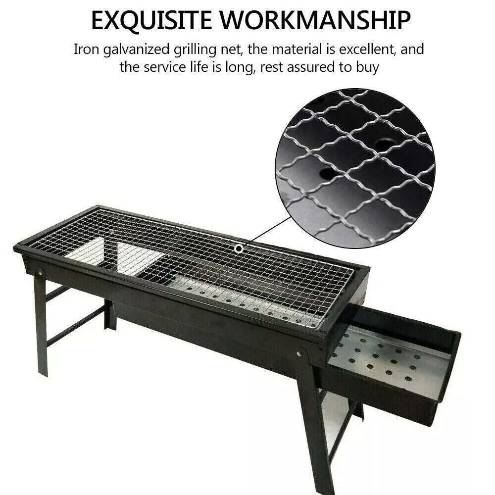 Portable Foldable Charcoal BBQ Grill