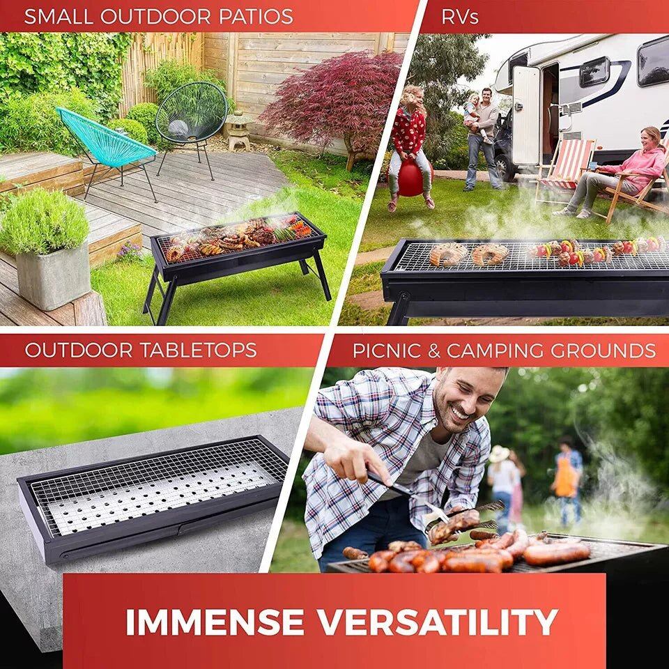 Portable Foldable Charcoal BBQ Grill