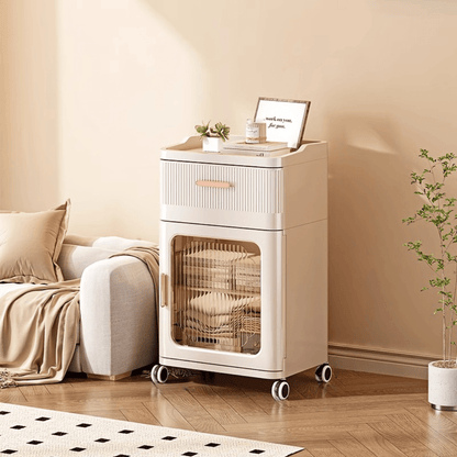 Multifunctional Plastic Movable Storage Cabinet(42cm)