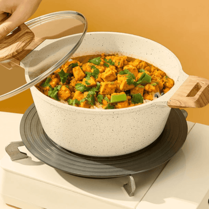 Maifan Stone Non-Stick Sauce Pan with Lid(24cm)