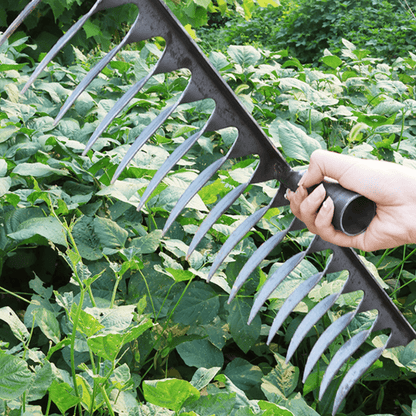 Multifunctional Iron Twisted Garden Rake