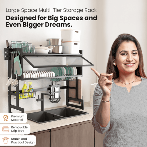 Large Space Multi-Tier Storage Rack