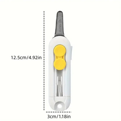 1Pc Magnetic Mini Box Cutter – Retractable Blade Letter Opener & Paper Cutter