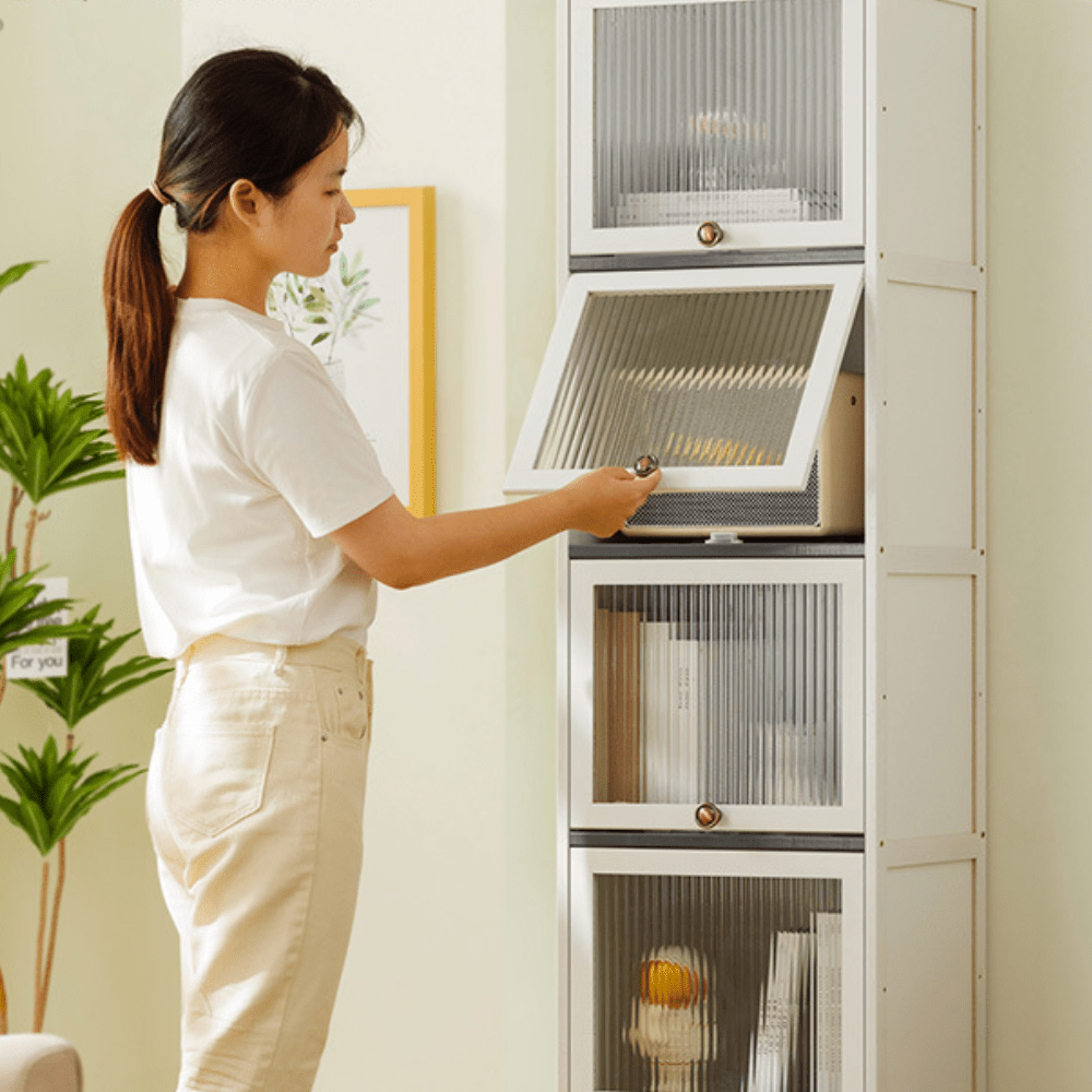 Multi-Storage Wardrobe Cabinet (3-Layer)