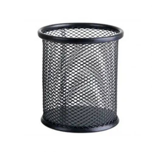 Metal Mesh Pencil Holder – Square Office Desk Organizer for Pens, Markers & Stationery