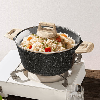 Maifan Stone Non-Stick Sauce Pan with Lid(24cm)