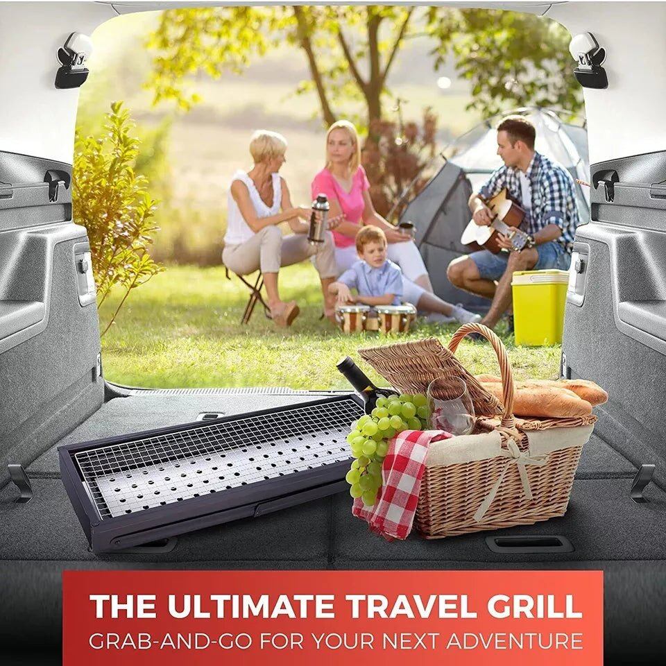 Portable Foldable Charcoal BBQ Grill