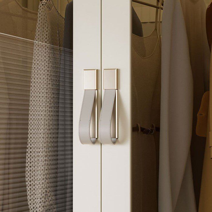 Foldable Storage Wardrobe with 2 Cabinets & 1 Drawer
