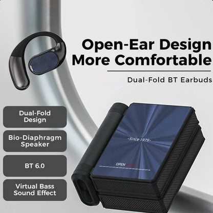 🎧 50% OFF NOW! ⚡ Wireless Open-Ear Earbuds – Lightweight, Clear Sound & Safe for Outdoor Use 🏃‍♂️✨