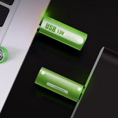 🔋💥Lithium AA Rechargeable Batteries with USB Port - Constant 1.5V Output, Long Lasting Power (1000+ Cycles)♻️