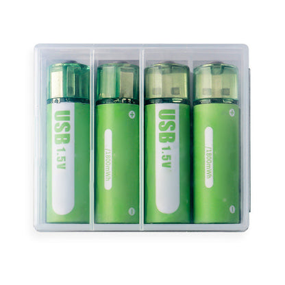 🔋💥Lithium AA Rechargeable Batteries with USB Port - Constant 1.5V Output, Long Lasting Power (1000+ Cycles)♻️