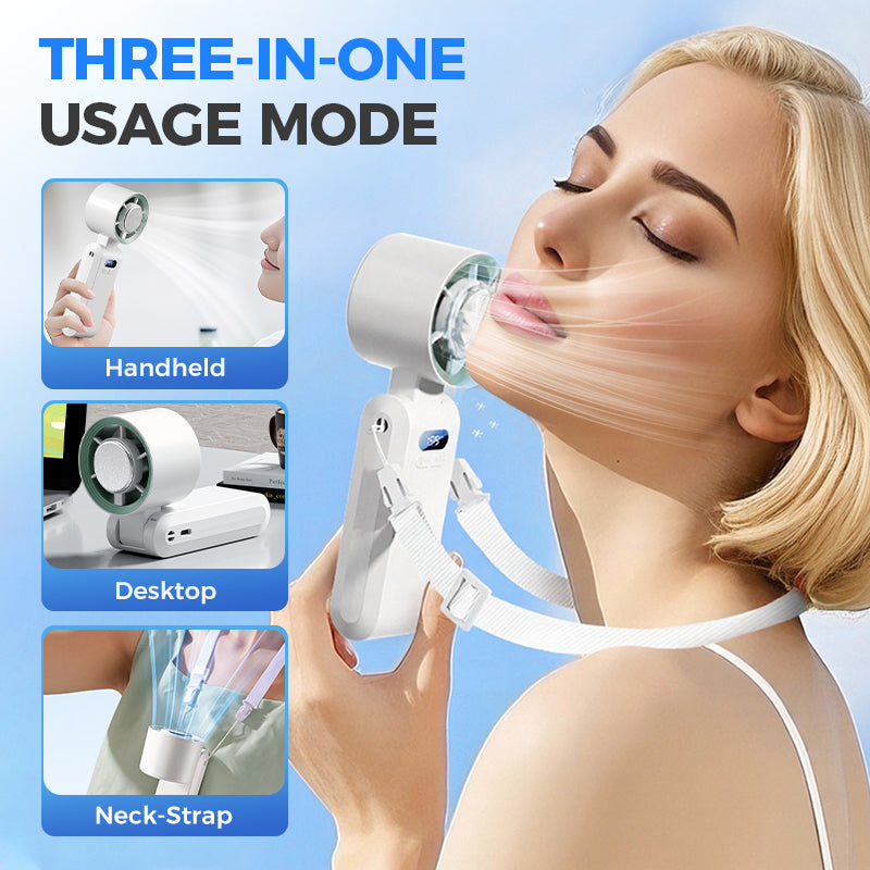 📣📣HOT SALE🥳50K+ SOLD!🔥Handheld Portable Fan with Ice Cooler