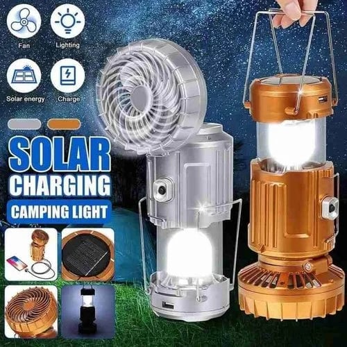 🔥2026 Hot Sale🔥Portable LED Camping Lantern With Fan