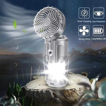 🔥2026 Hot Sale🔥Portable LED Camping Lantern With Fan