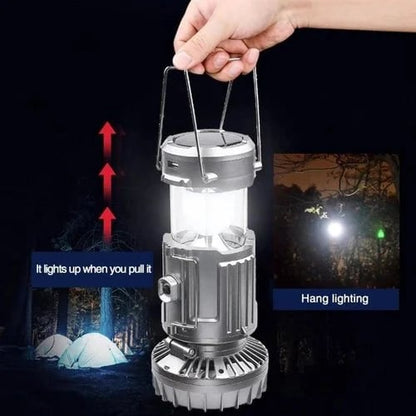 🔥2026 Hot Sale🔥Portable LED Camping Lantern With Fan