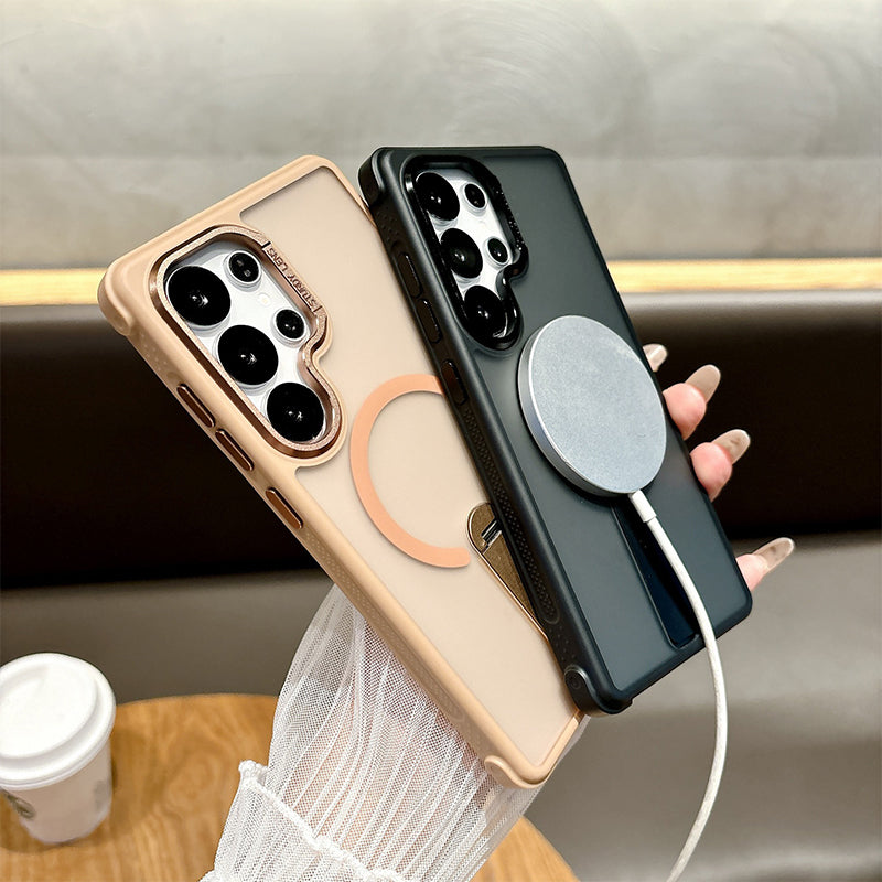 Magnetic Phone Case with Stand for Galaxy Series
