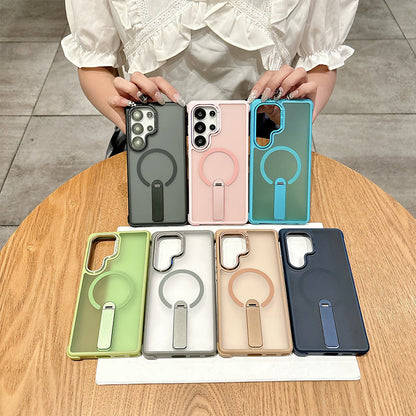 Magnetic Phone Case with Stand for Galaxy Series