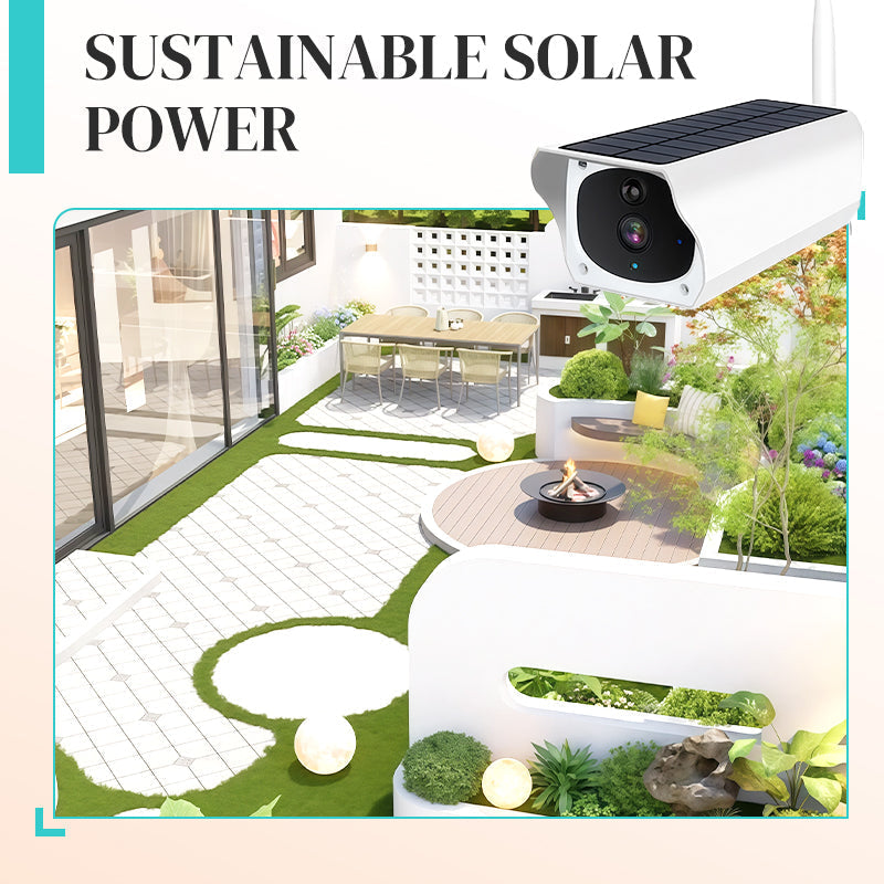 Wireless Solar-Powered HD Camera