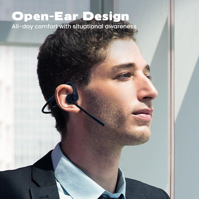 🔥New Year's Special Offer:50% OFF🎉 Open Air Conduction Wireless Bluetooth Headset with Microphone